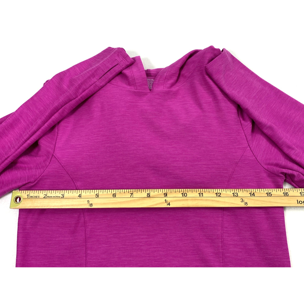 Victoria Secret On Point Running Jacket Women Medium Hoodie Thumb Holes Athletic - Picture 6 of 10